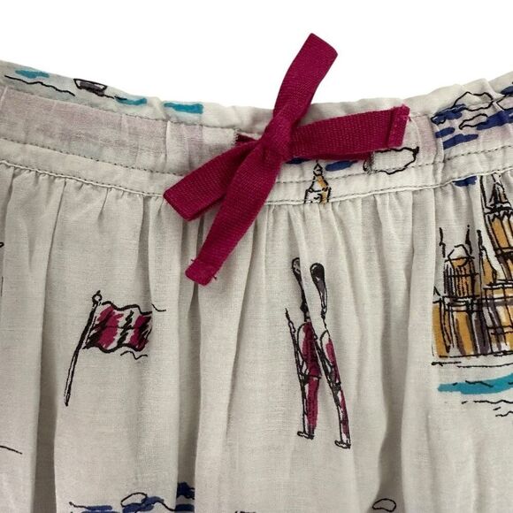 Mini Boden London Print Full Skirt size 11-12 year Gray - Picture 4 of 9
